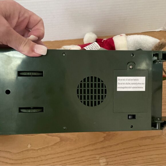 Snowman Sledding Christmas Decor Sings Sound Movement Decorators Warehouse - Picture 6 of 10